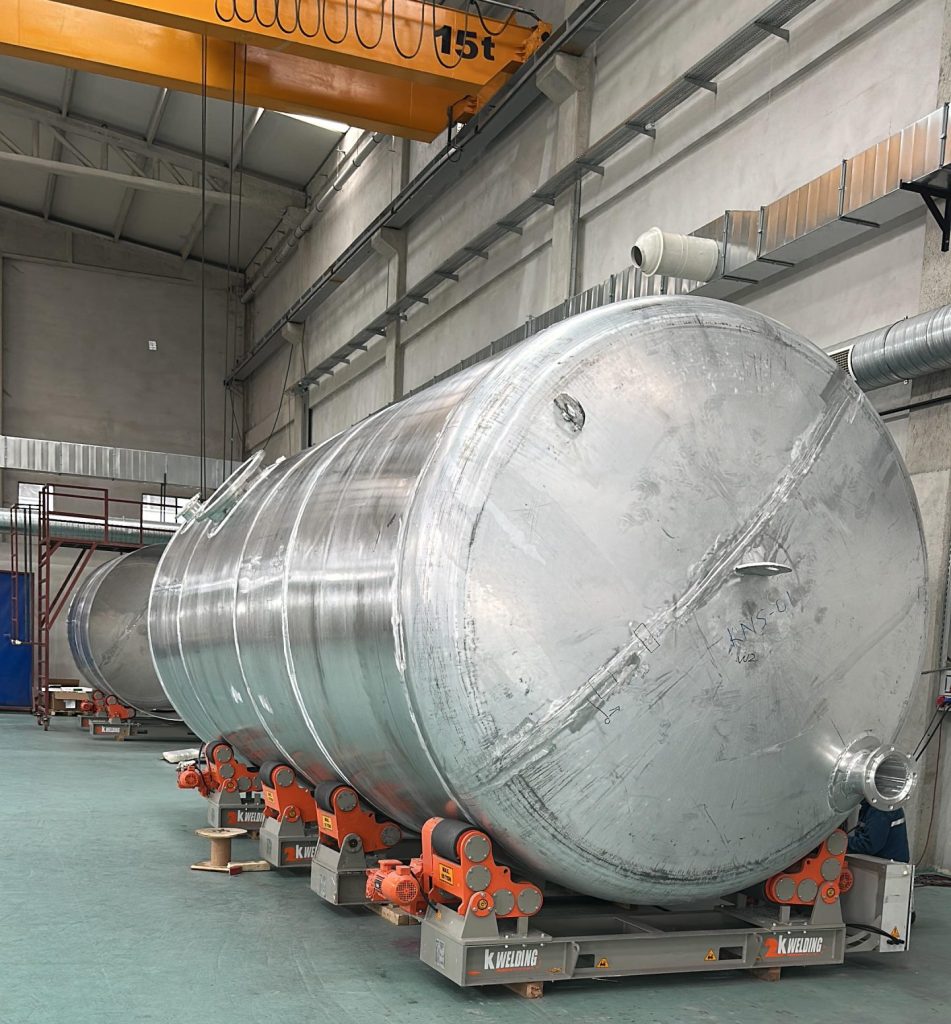 Aluminium vessel